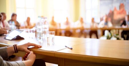 Disciplinary committee meeting (Courtesy of C Monk)