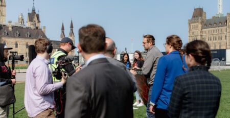 Campaign Life Coalition on Parliament Hill in 2023 (Courtesy of Campaign Life Coalition)