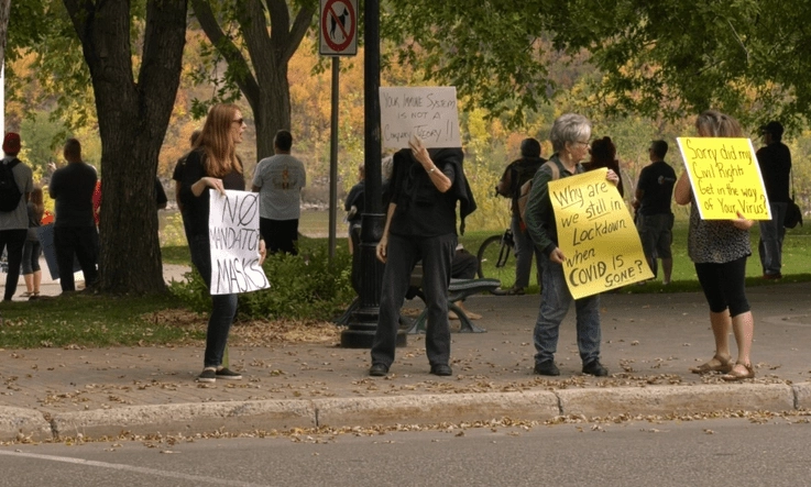 Legal action filed against Saskatchewan’s ban on outdoor protests with more than 10 people