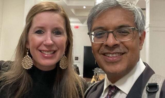 Constitutional lawyer Allison Pejovic with expert witness and now nominee for health director, Dr. Jay Bhattacharya