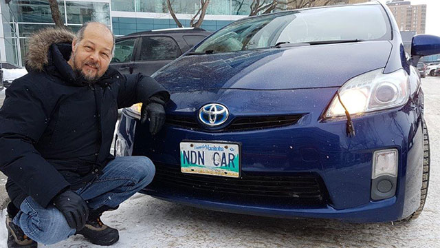 Indigenous man gets his “NDN CAR” license plate back from Manitoba government