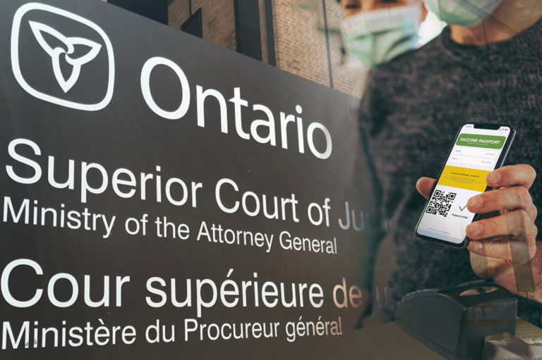 Ontario Superior Court Upholds Mandatory Ontario Vaccine Passports