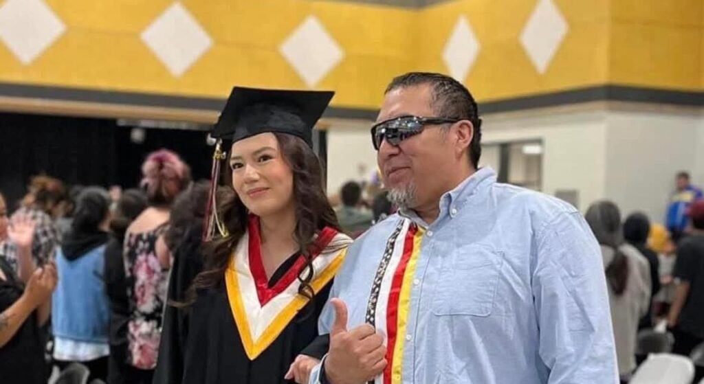 Terry Francois with his daughter (Courtesy of Terry Francois)