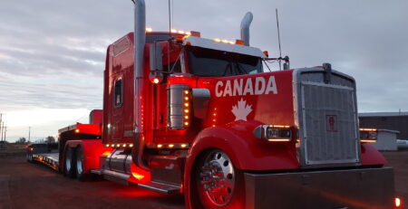 Chris Barber's truck, "Big Red" (Courtesy of Chris Barber)