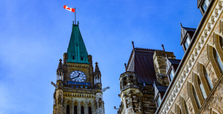 Federal Parliament Building of Canada in Ottawa, (Courtesy of Deyan)