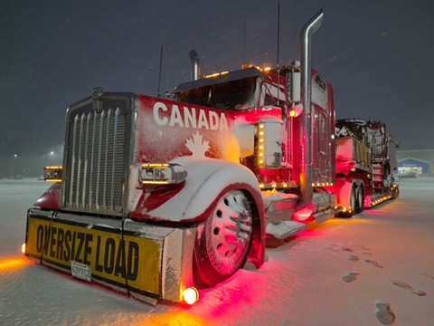 Chris Barber's truck, "Big Red" (Courtesy of Chris Barber)
