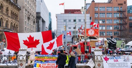 2022 Ottawa Freedom Convoy (Courtesy of Wikimedia Commons)