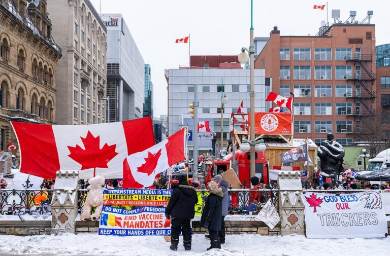 2022 Ottawa Freedom Convoy (Courtesy of Wikimedia Commons)