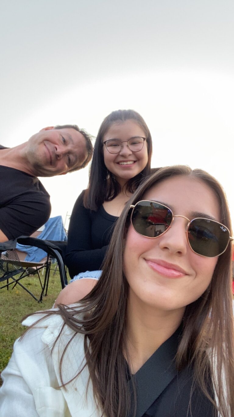Doug Riffel (left) pictured with his daughters, Jayda and Julie (Courtesy of Doug Riffel)