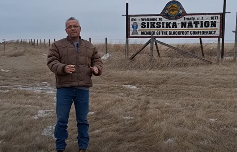 Journalist Cory Morgan adjacent to a public highway (Courtesy of Cory Morgan)