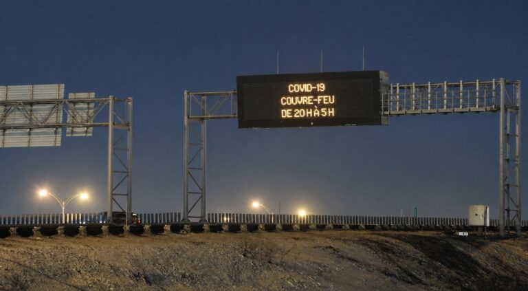 Quebec Covid curfew (Courtesy of Pascal Huot; image enhanced)