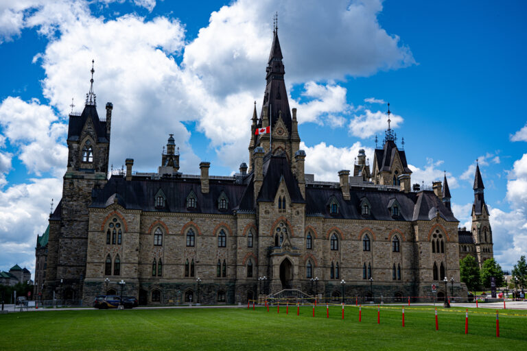 View of the West Block on Parliament Hill (Courtesy of Erman Gunes)
